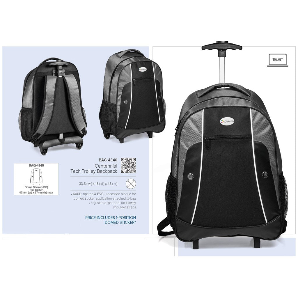Centennial Laptop Trolley Backpack