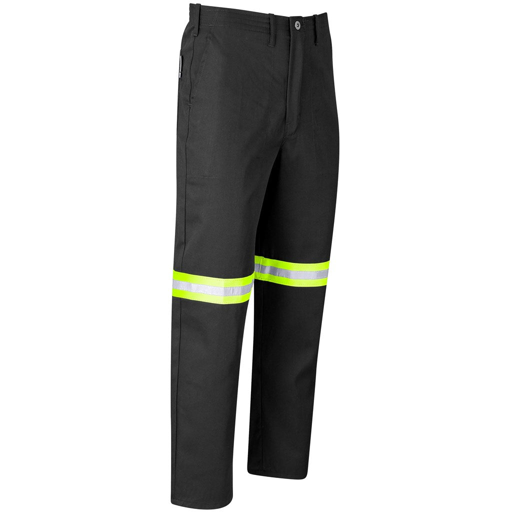 Trade Polycotton Pants - Reflective Legs - Yellow Tape