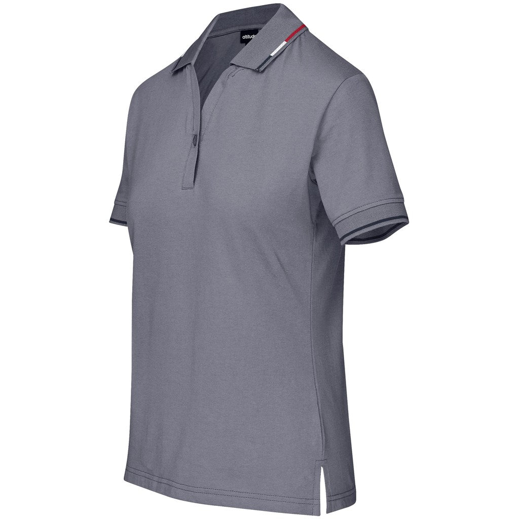 Ladies Ash Golf Shirt - Grey
