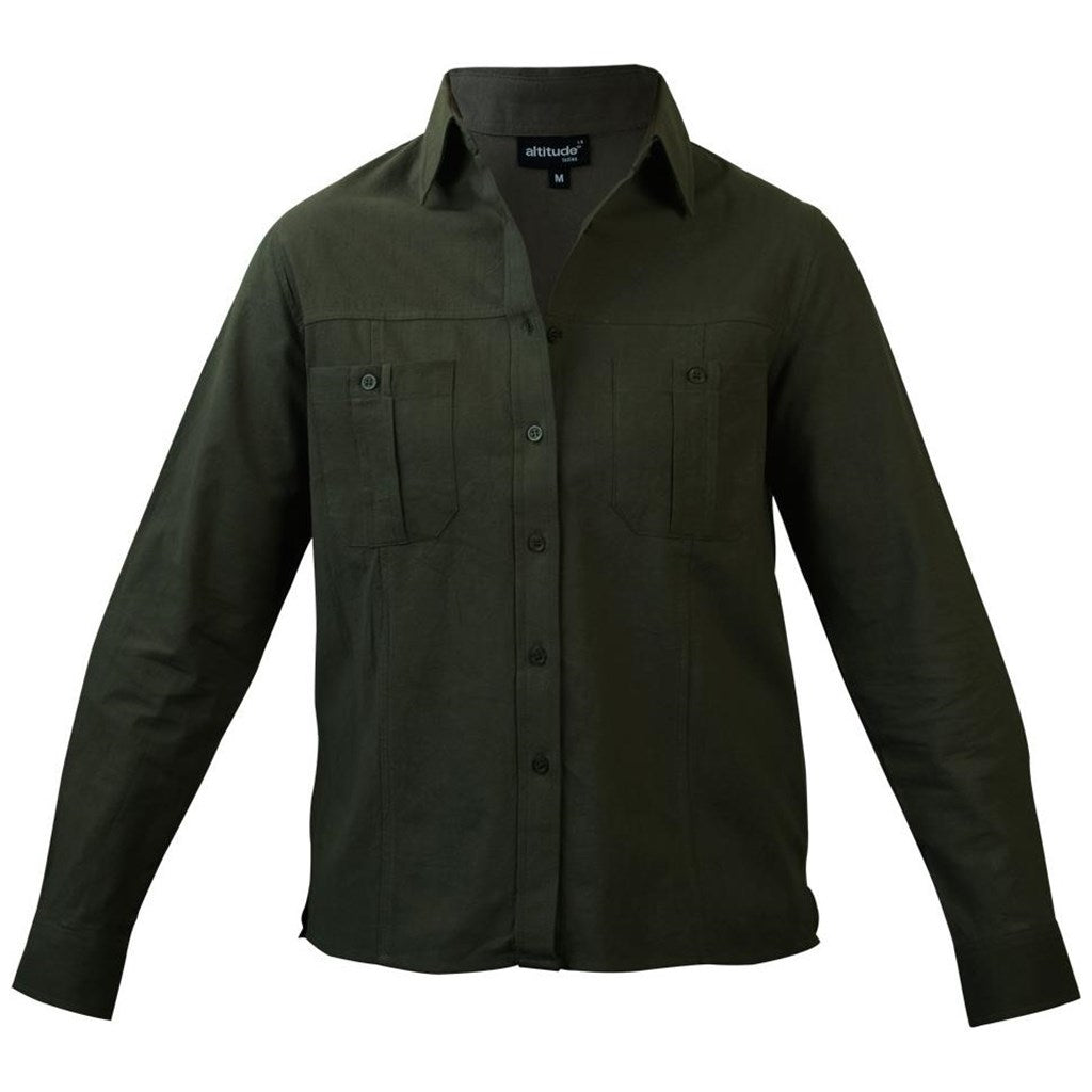 Tracker Long Sleeve Blouse - Khaki