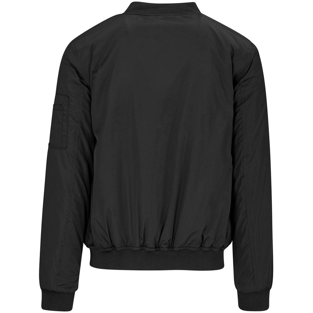 Mens Crusader Bomber Jacket - Black