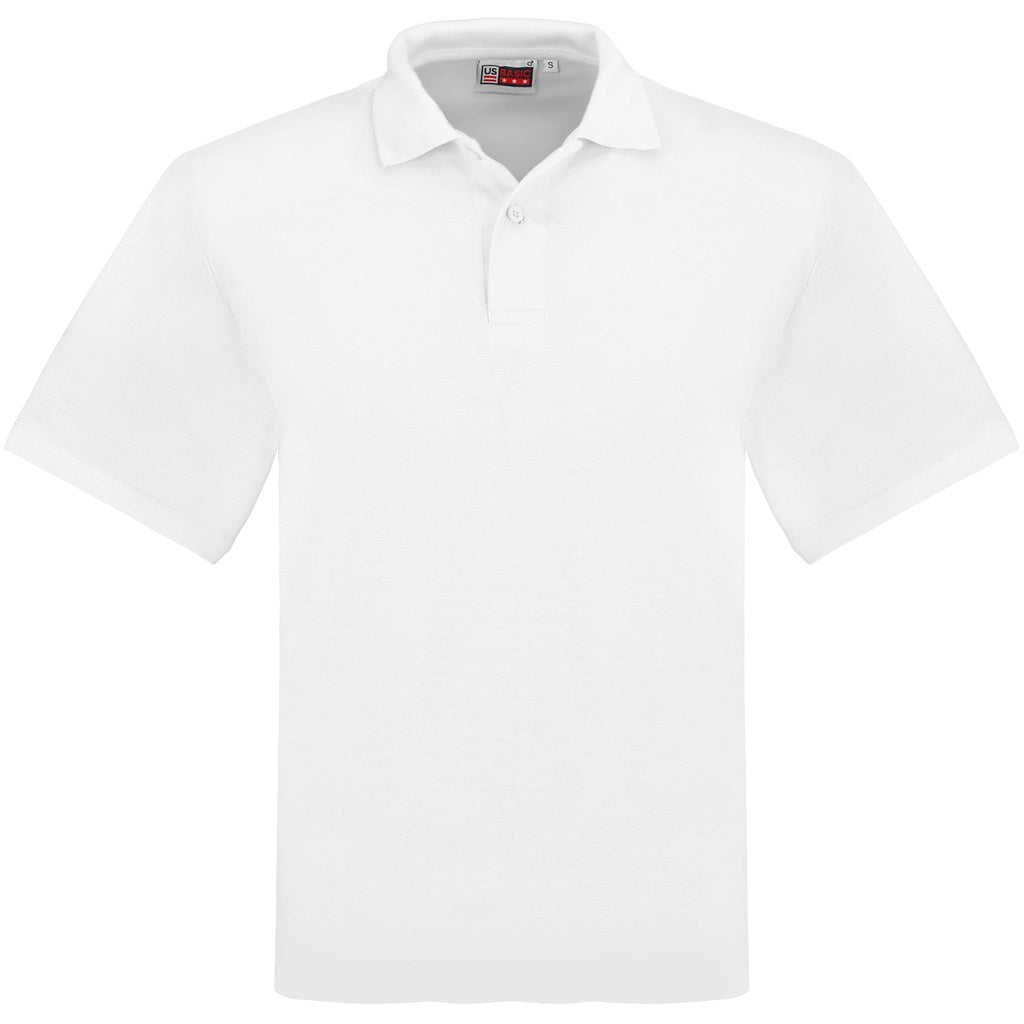 Kids Elemental Golf Shirt - White