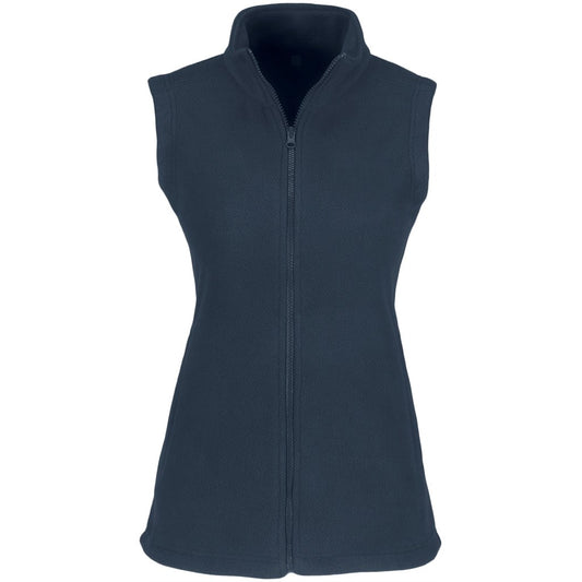Ladies Yukon Micro Fleece Bodywarmer - Navy