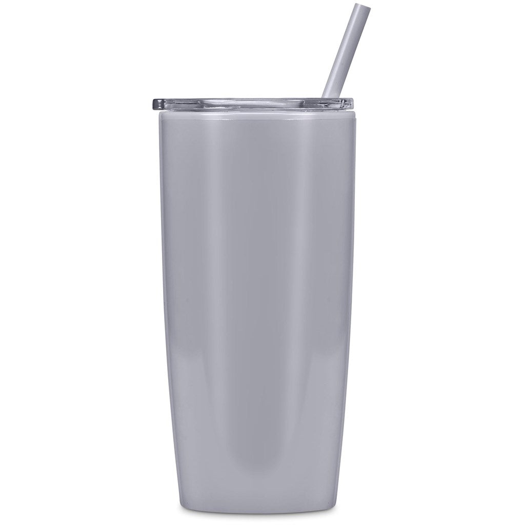Altitude Daytona Plastic 2-in-1 Double-Wall Tumbler & Straw - 600ml