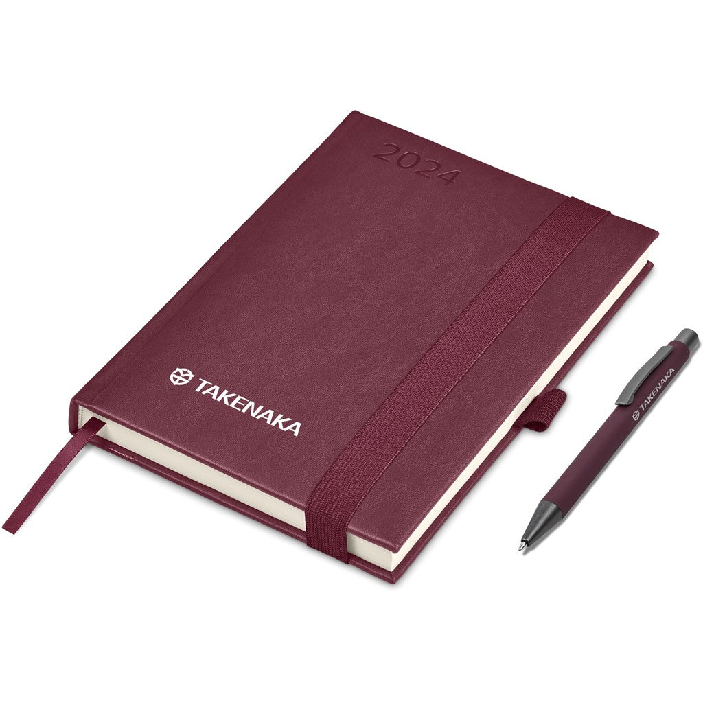 Advantage 2024 A5 Diary & Omega Pen Set