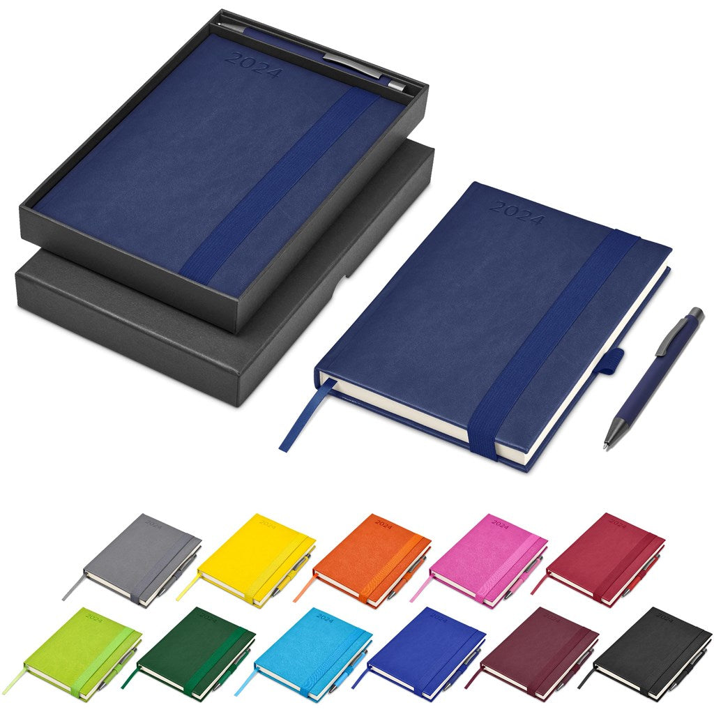 Advantage 2024 A5 Diary & Omega Pen Set