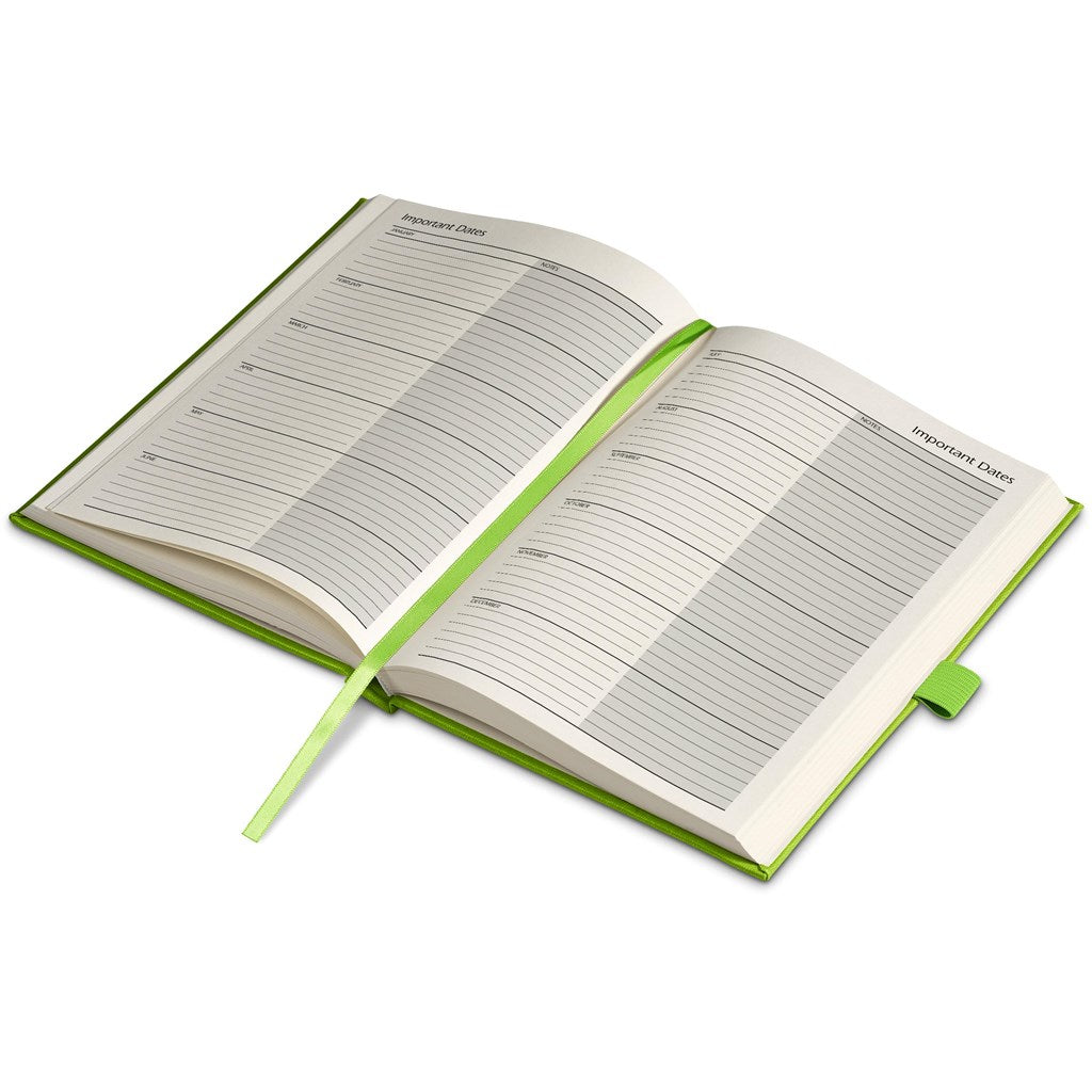 Advantage 2024 A5 Diary & Cypher Pen Set - Yellow