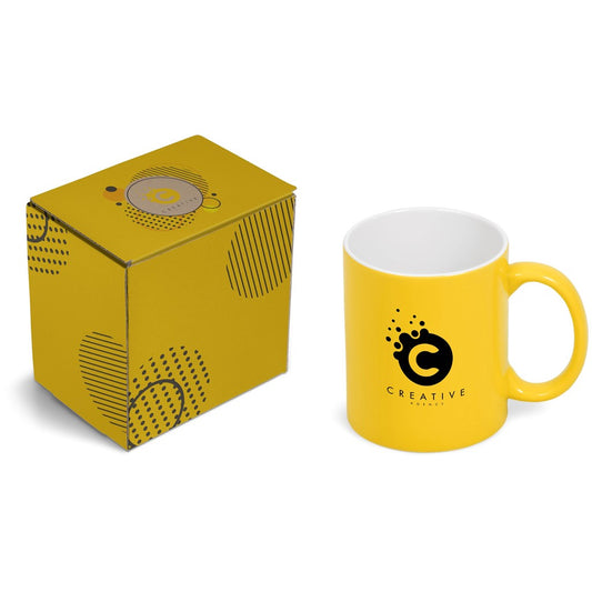 Omega Mug in Bianca Custom Gift Box