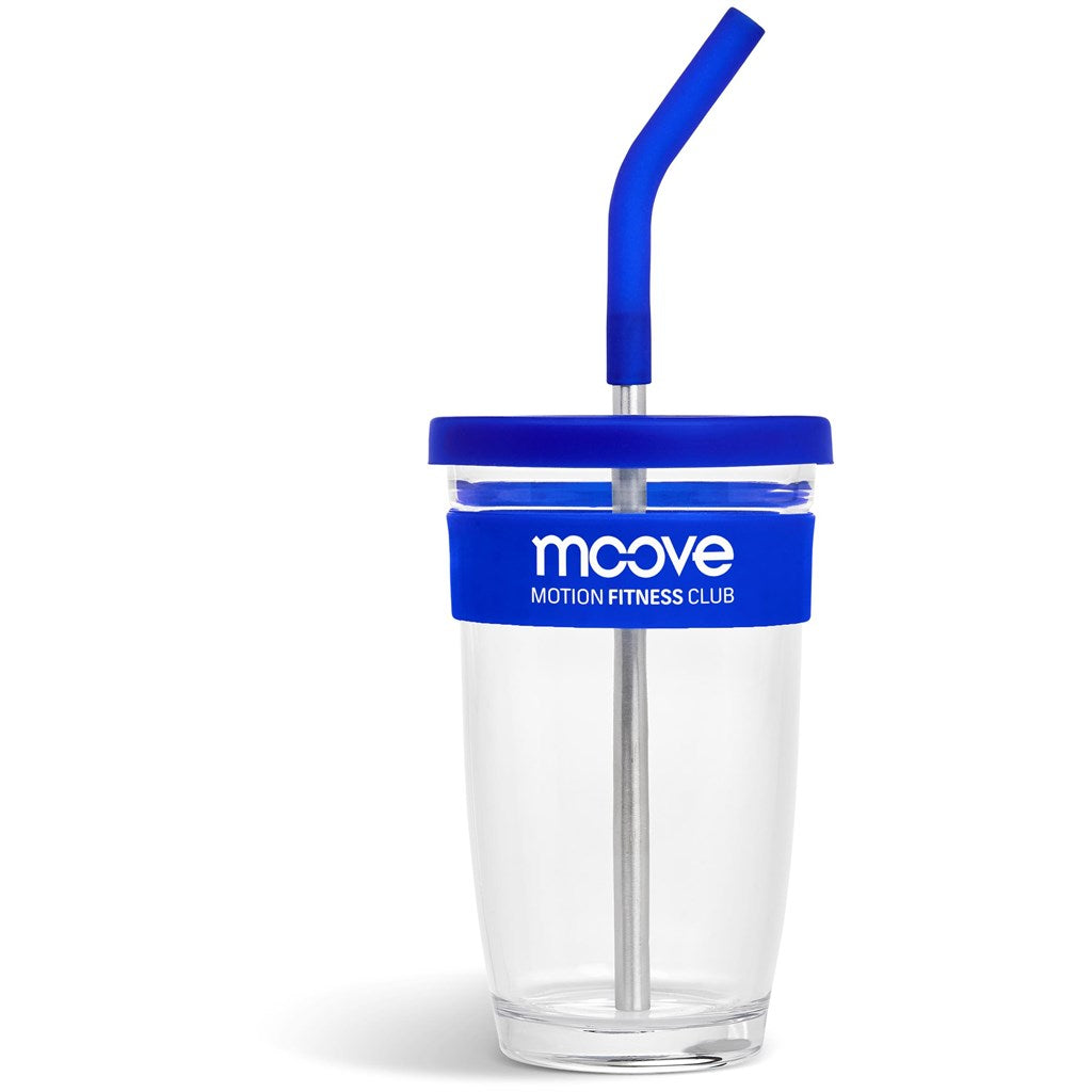 Kooshty Slurp Glass Kup & Straw - 480ML