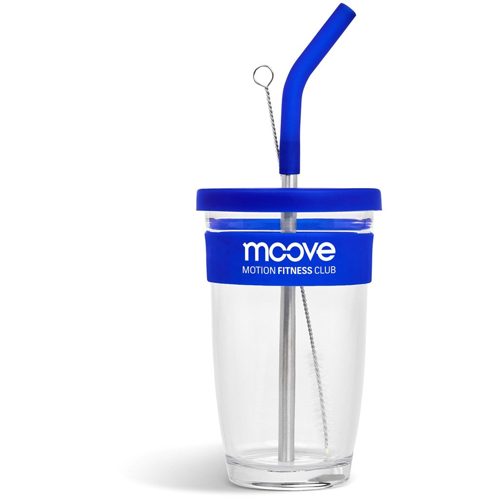 Kooshty Slurp Glass Kup & Straw - 480ML
