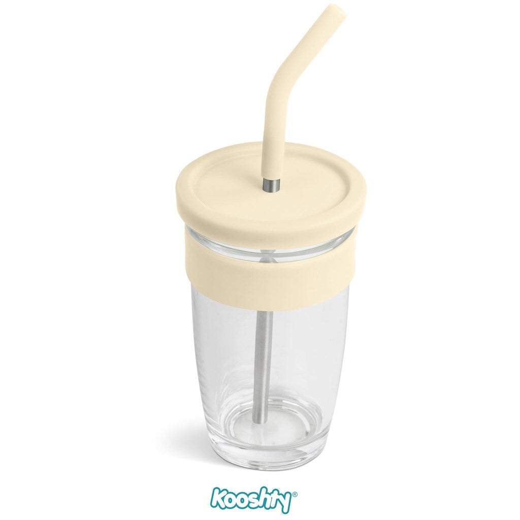 Kooshty Slurp Glass Kup & Straw - 480ML