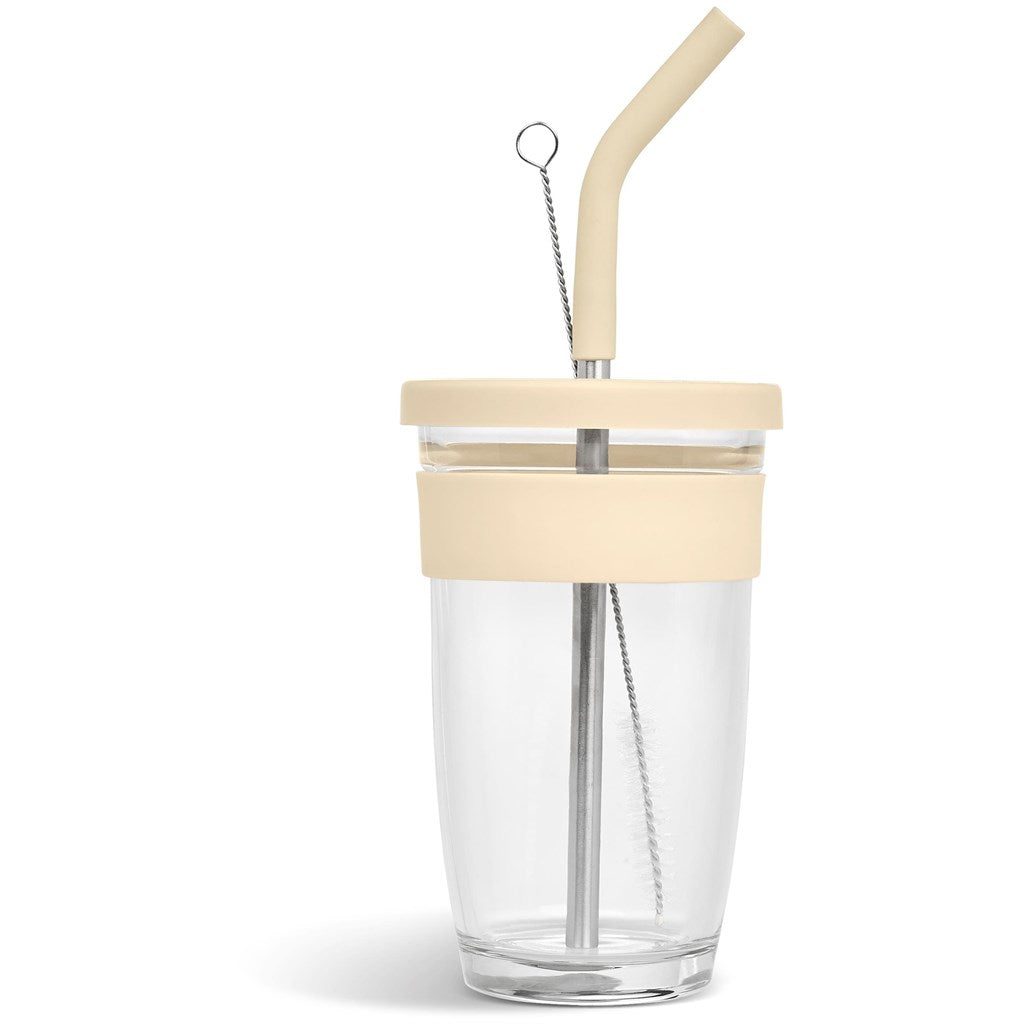 Kooshty Slurp Glass Kup & Straw - 480ML