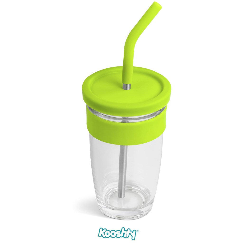 Kooshty Slurp Glass Kup & Straw - 480ML
