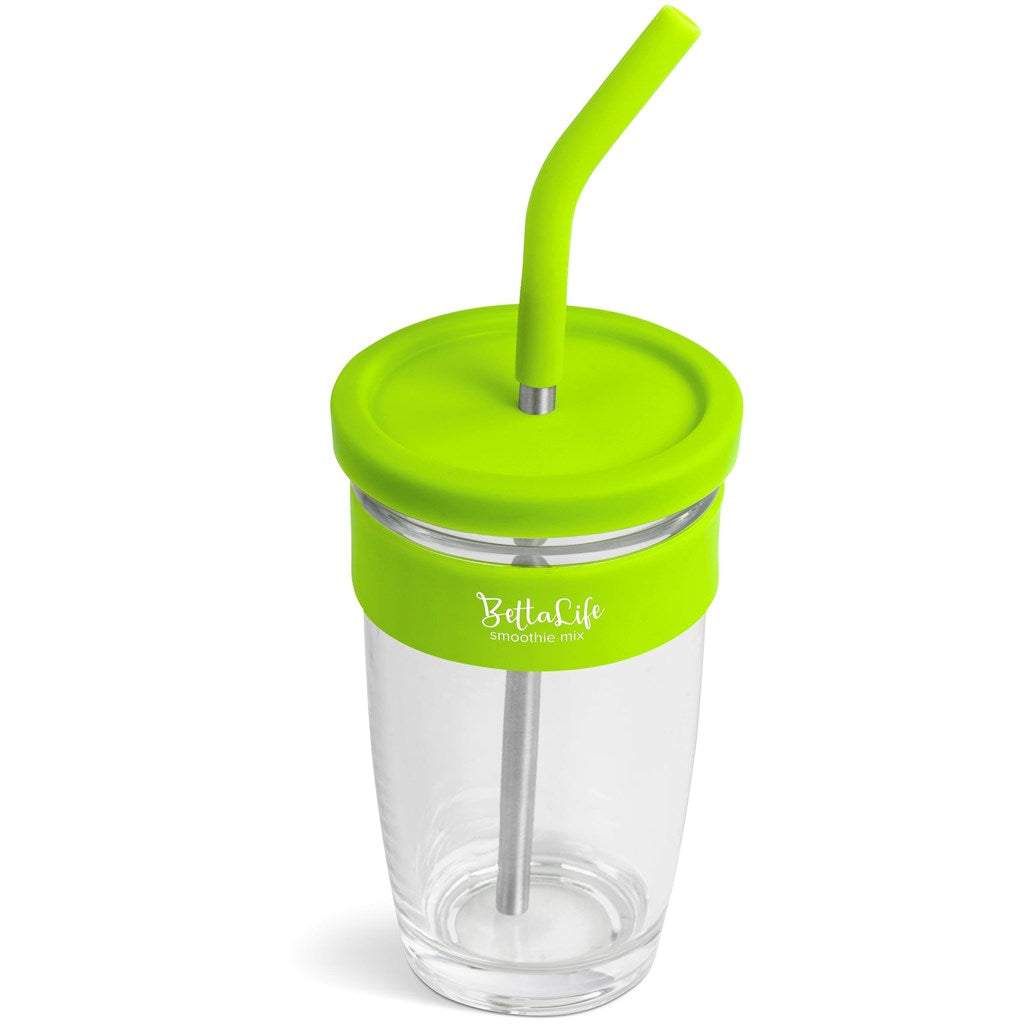 Kooshty Slurp Glass Kup & Straw - 480ML