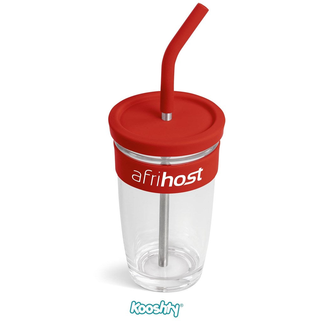 Kooshty Slurp Glass Kup & Straw - 480ML