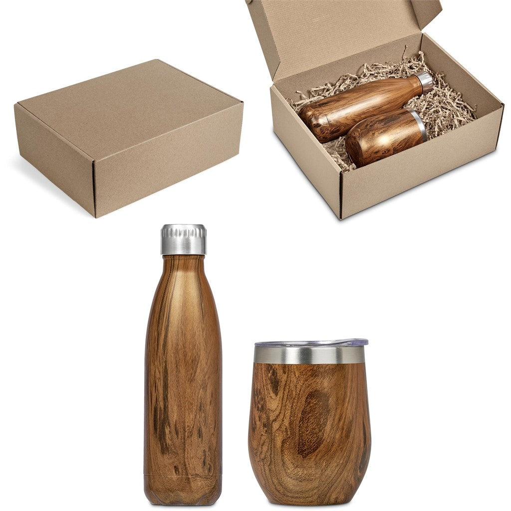 Serendipio Woodbury Drinkware Gift Set