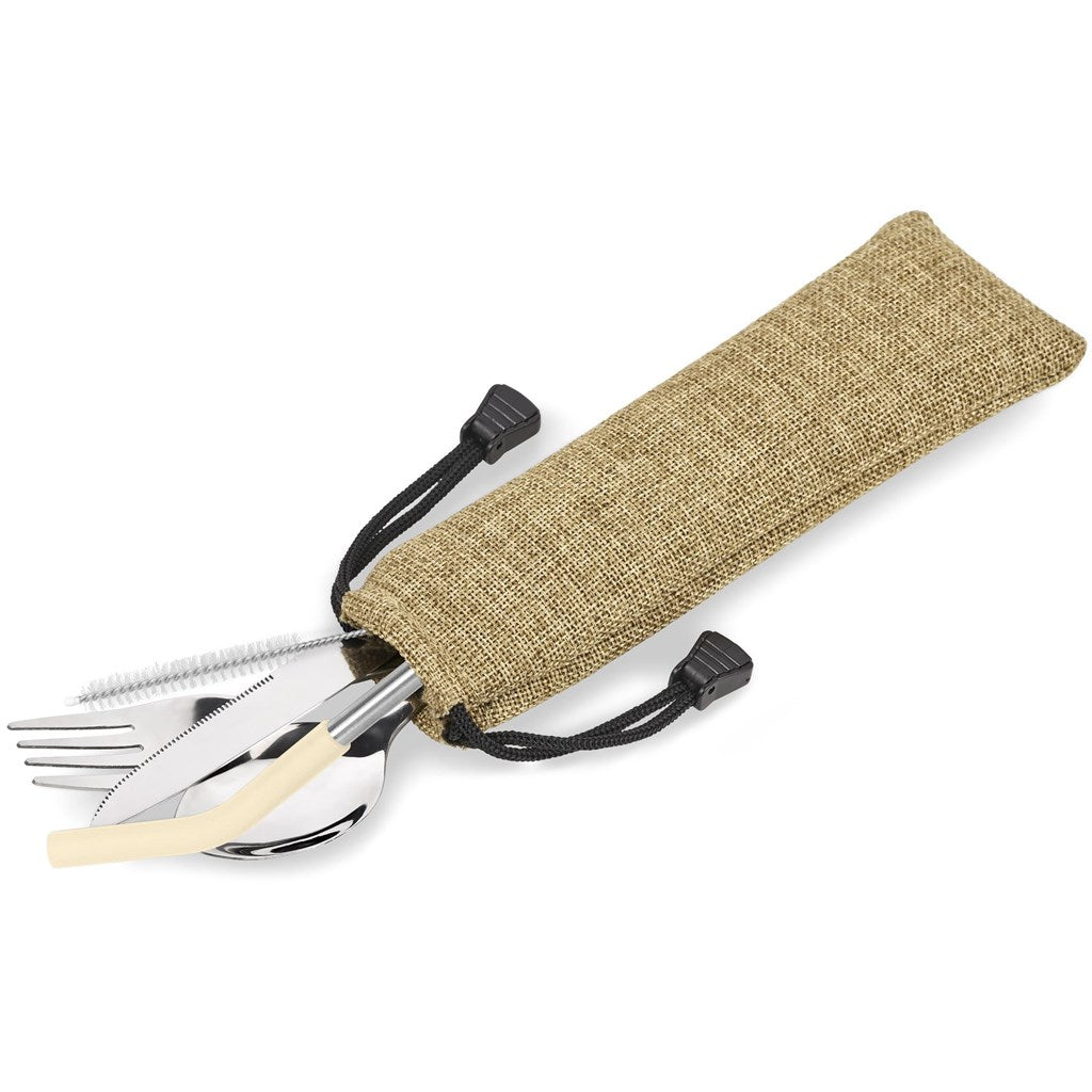 Kooshty Safari Cutlery & Straw Set
