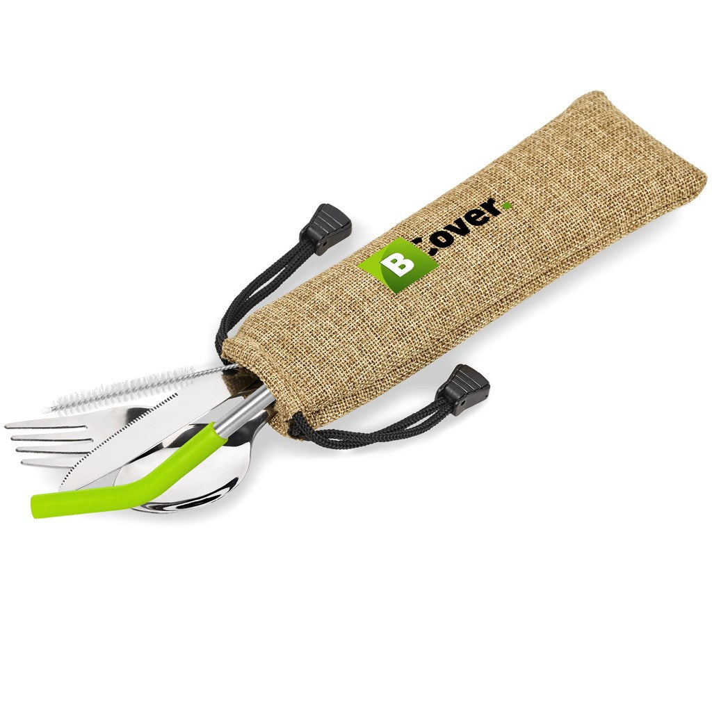 Kooshty Safari Cutlery & Straw Set