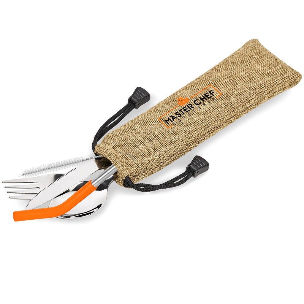 Kooshty Safari Cutlery & Straw Set