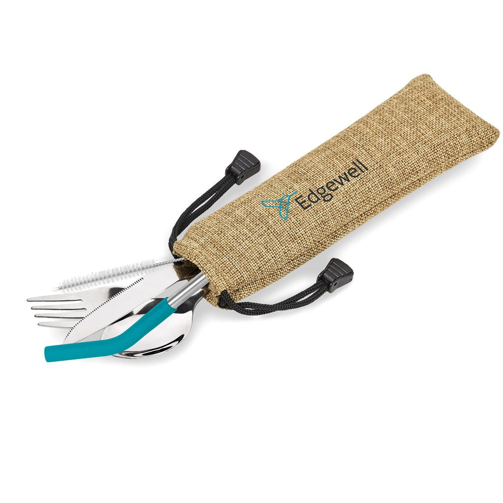 Kooshty Safari Cutlery & Straw Set