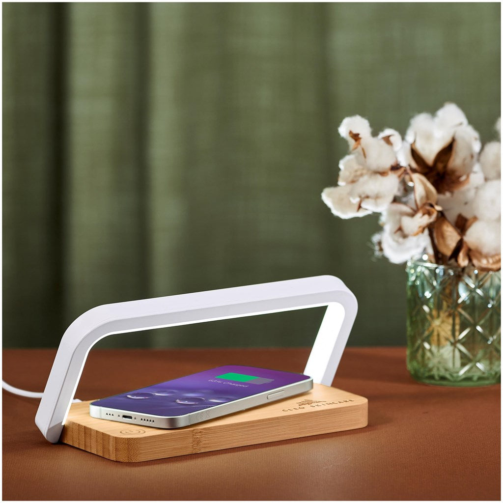 Okiyo Yoru Bamboo Wireless Charger & Night Light