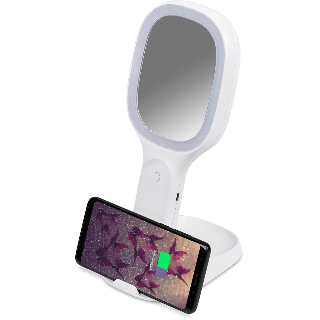 Swiss Cougar Toulon Wireless Charger, Phone Stand & Portable Mirror