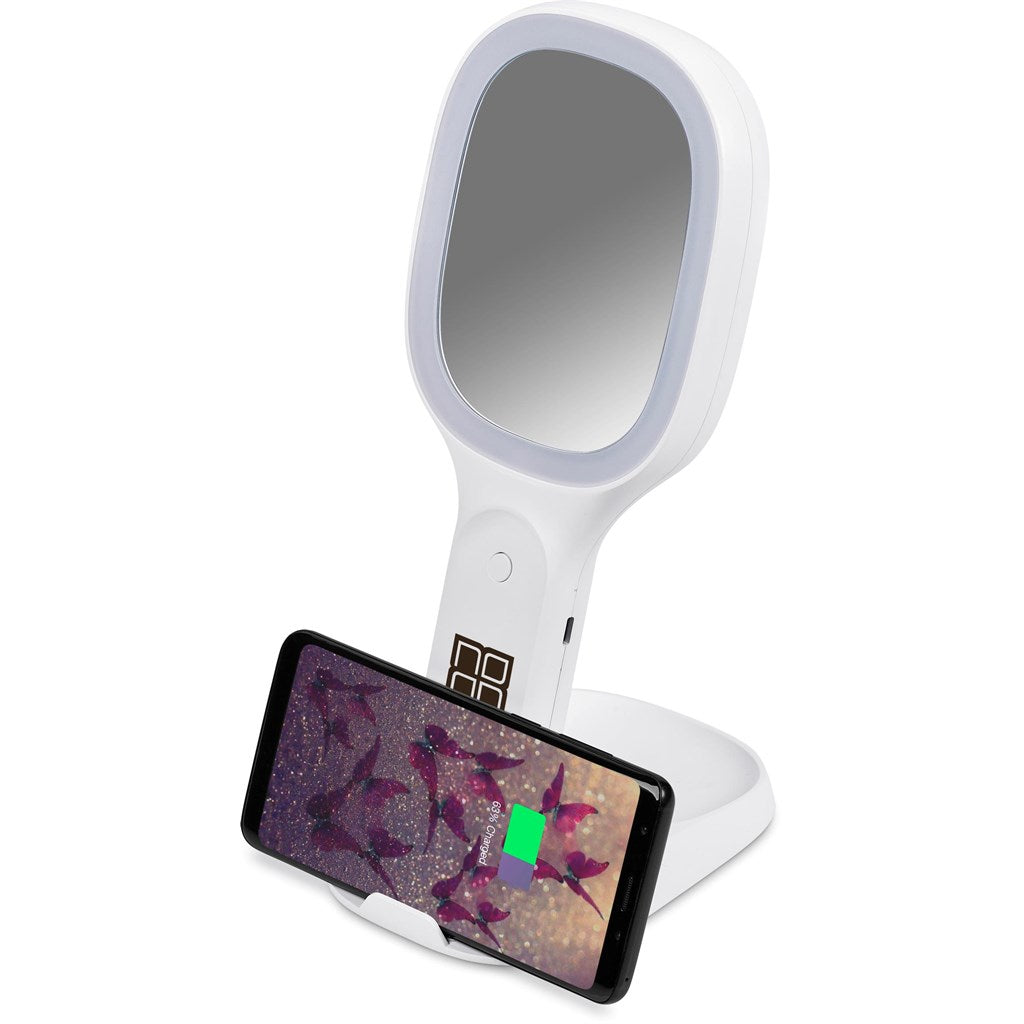 Swiss Cougar Toulon Wireless Charger, Phone Stand & Portable Mirror