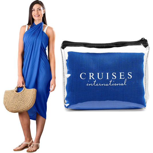 Hawaii Multi-Function Scarf & Sarong - Blue