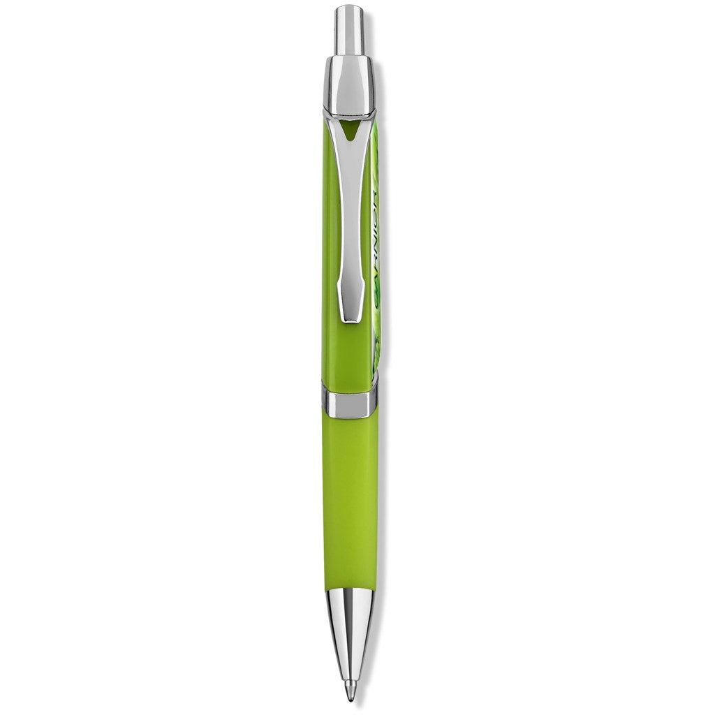 Quinn Dome Ball Pen - Lime