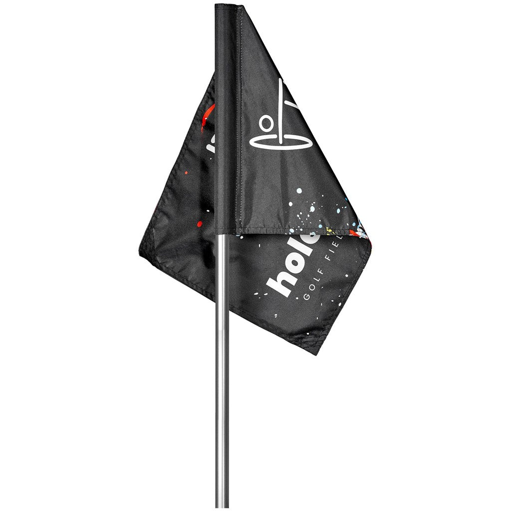 Sample Hoppla Tournament Golf Flag - White