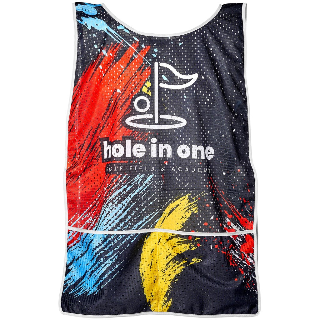 Sample Hoppla League Caddy Bib - White
