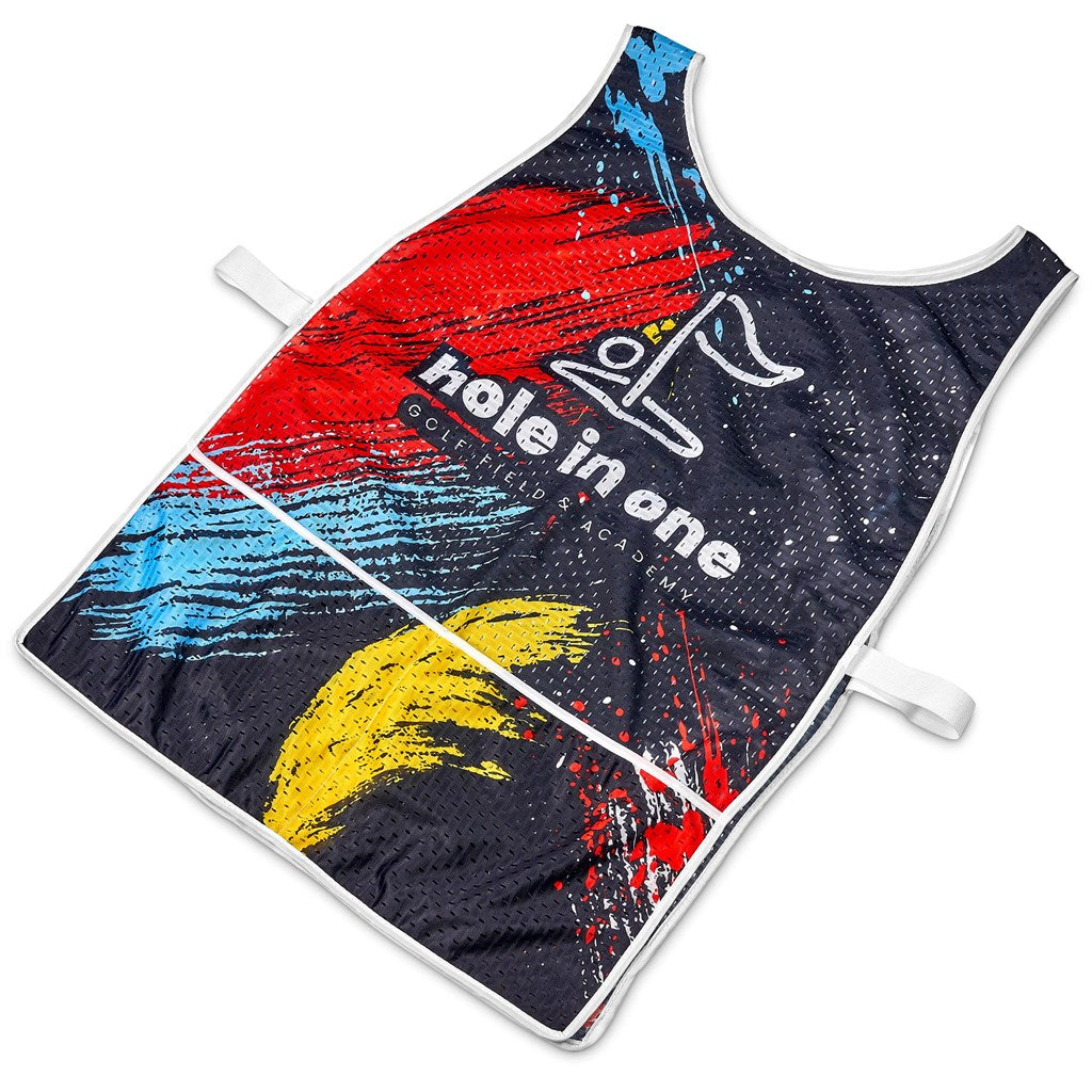 Sample Hoppla League Caddy Bib - White