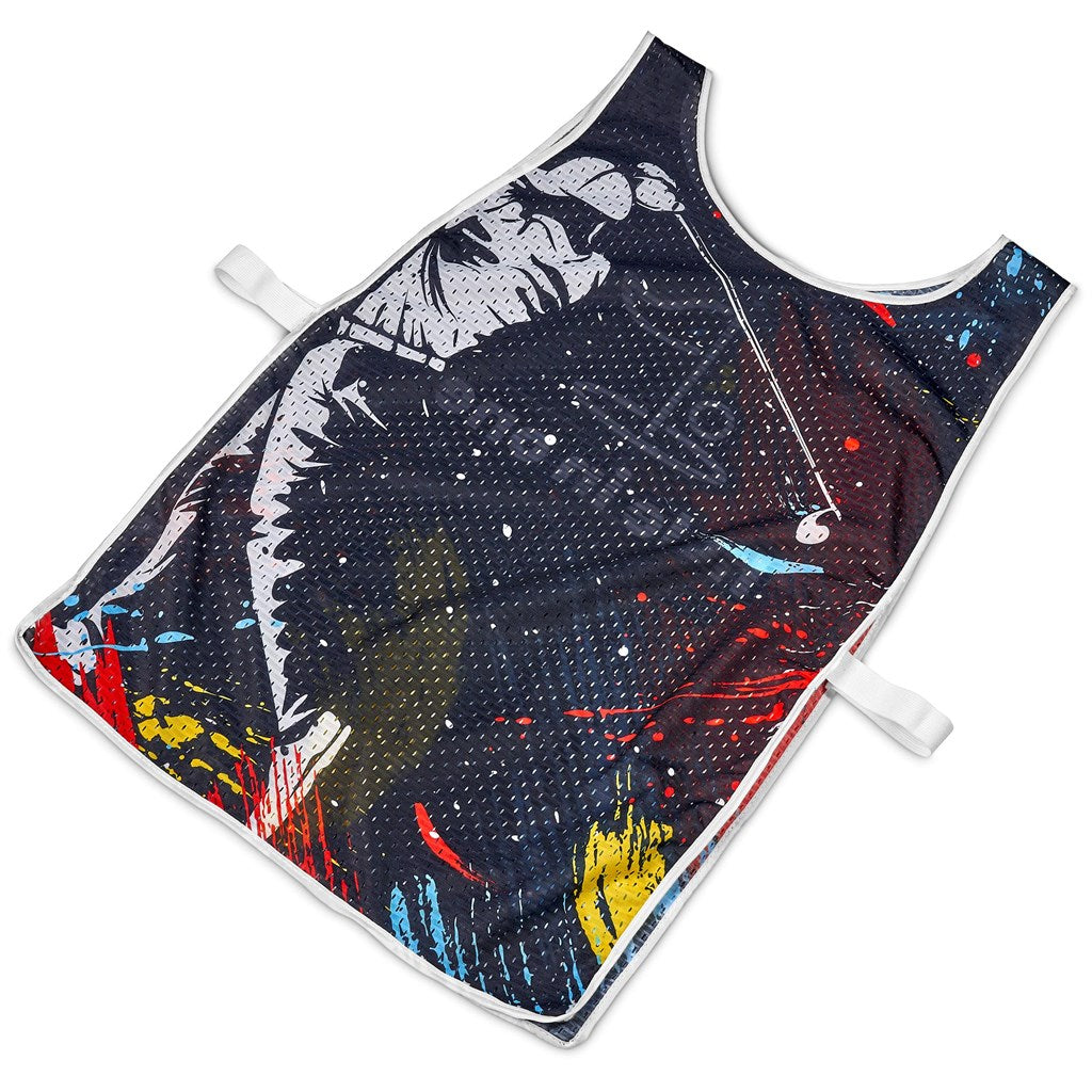Sample Hoppla League Caddy Bib - White