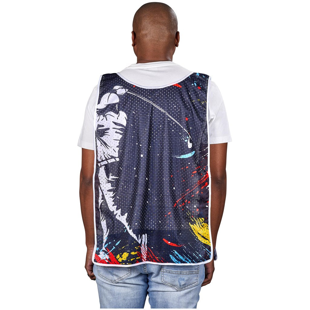Sample Hoppla League Caddy Bib - White
