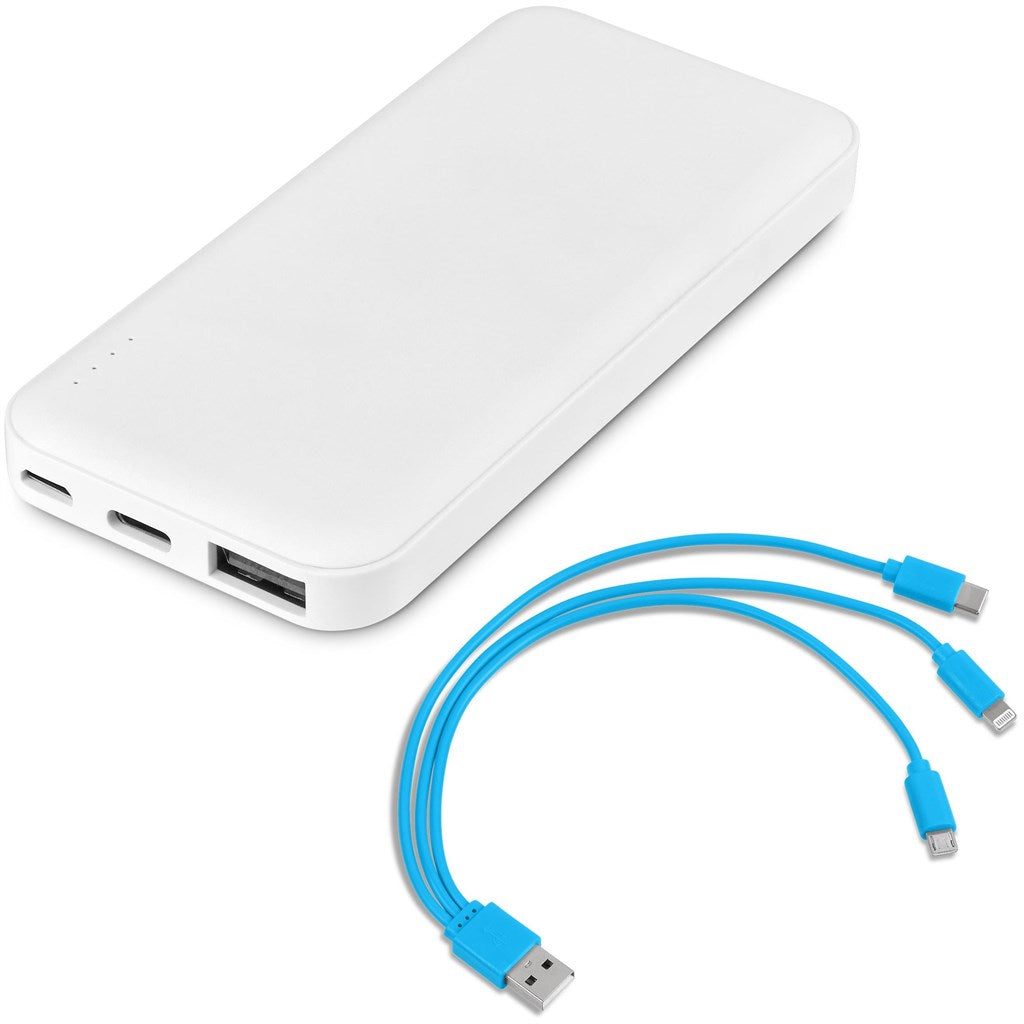 Kingpin White 5 Compact Power Bank - 5,000mAh