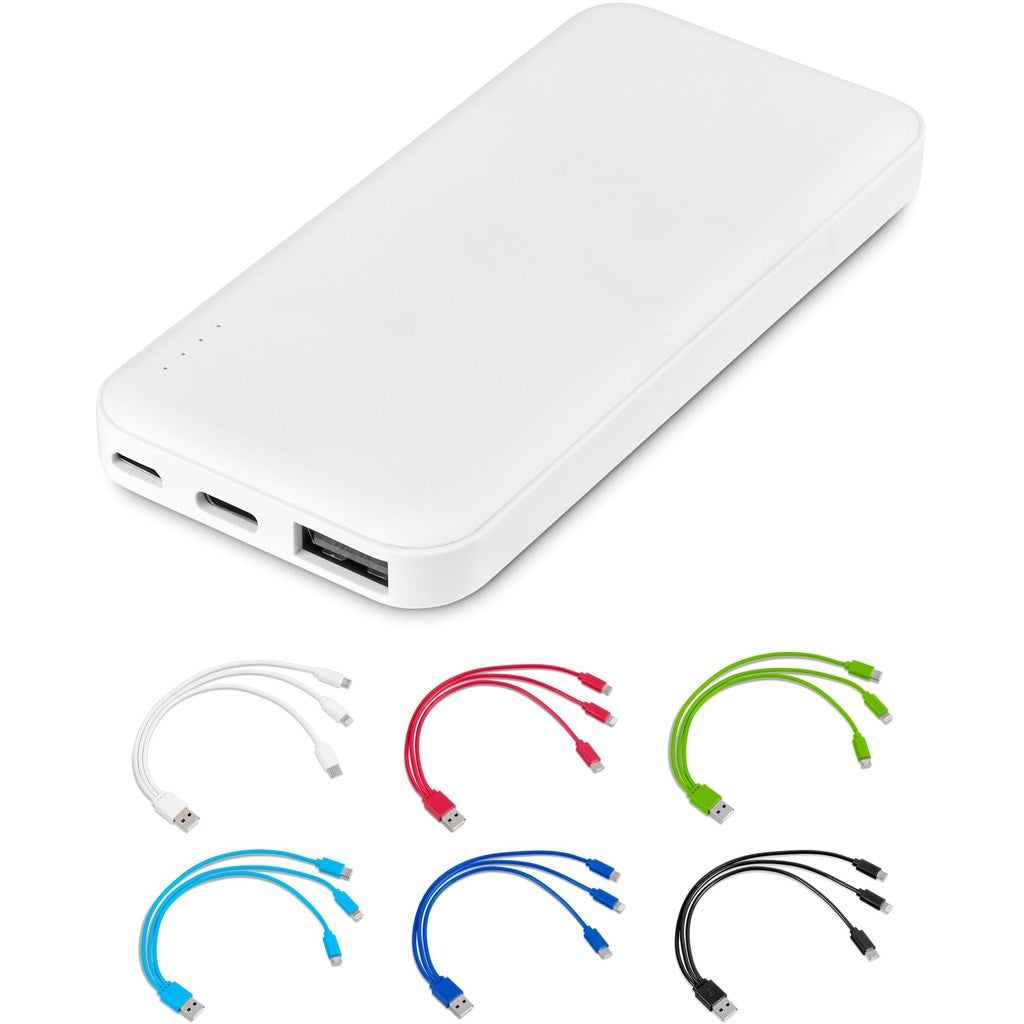Kingpin White 5 Compact Power Bank - 5,000mAh