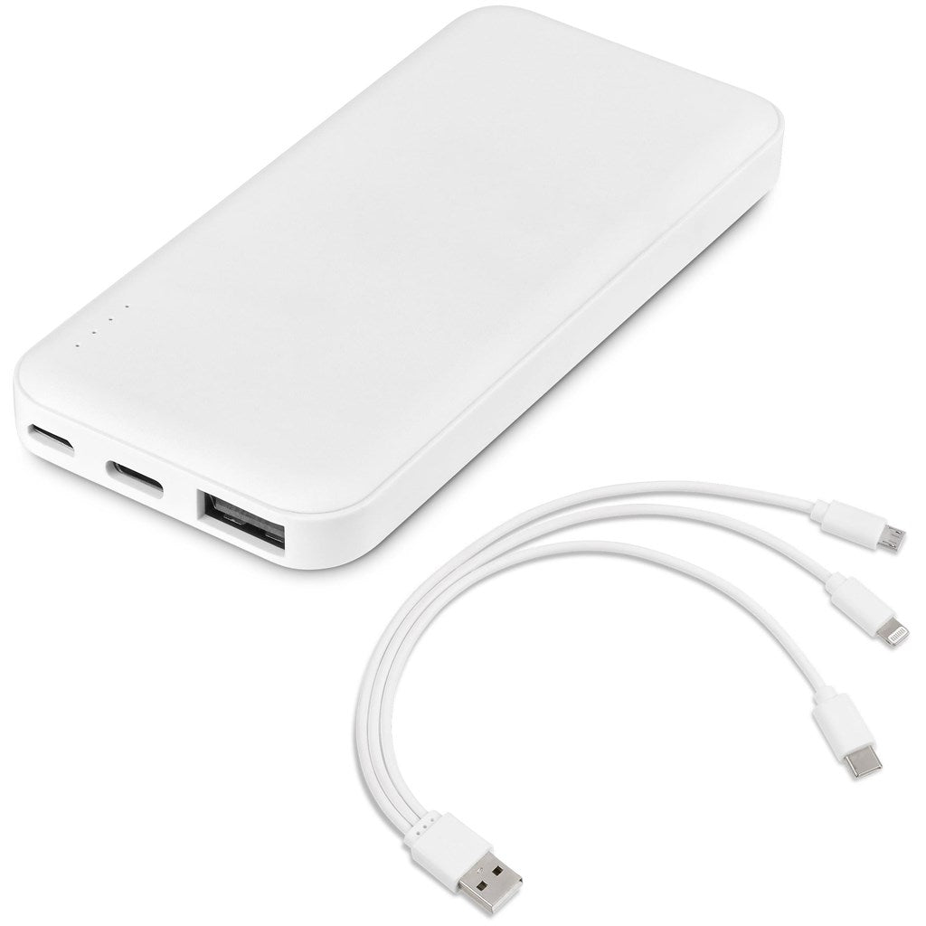 Kingpin White 5 Compact Power Bank - 5,000mAh