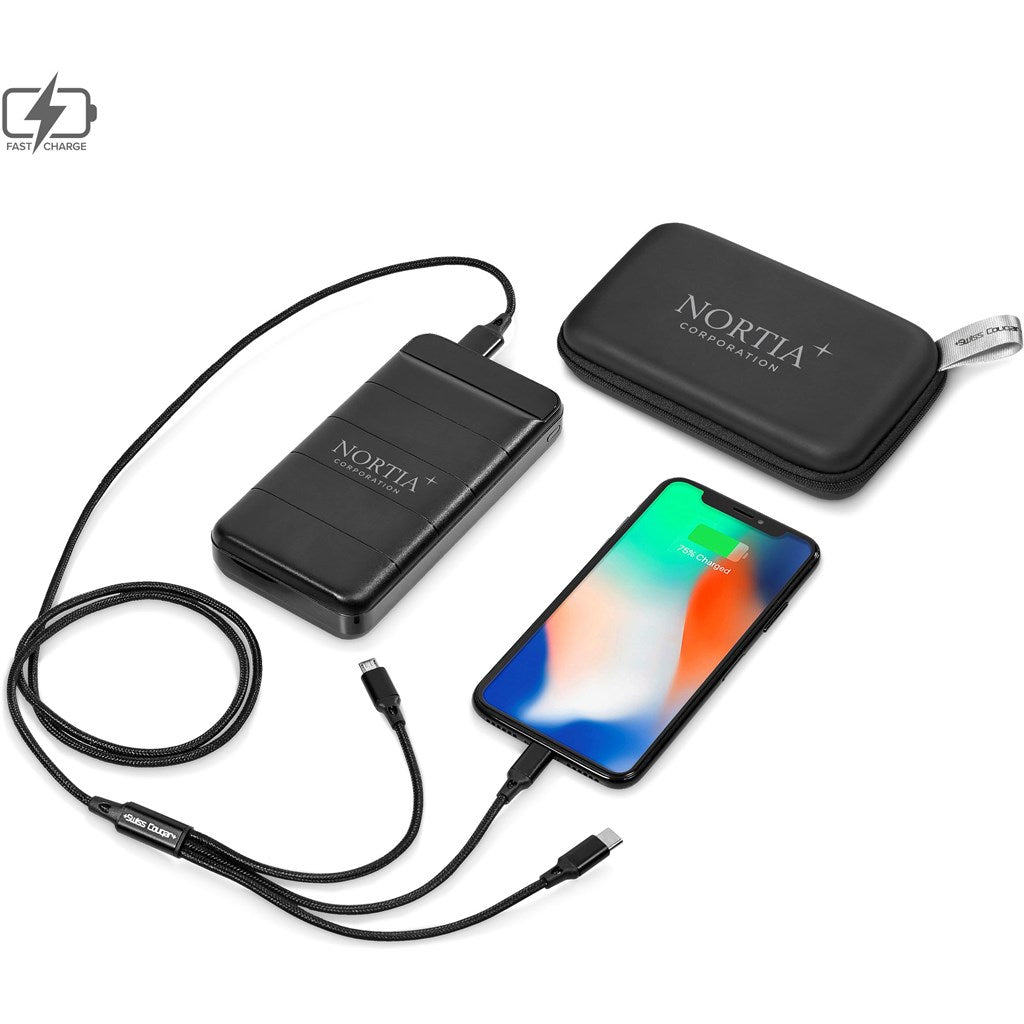 Swiss Cougar Helsinki Fast Charge 18W Power Bank Set – 20,000mAh