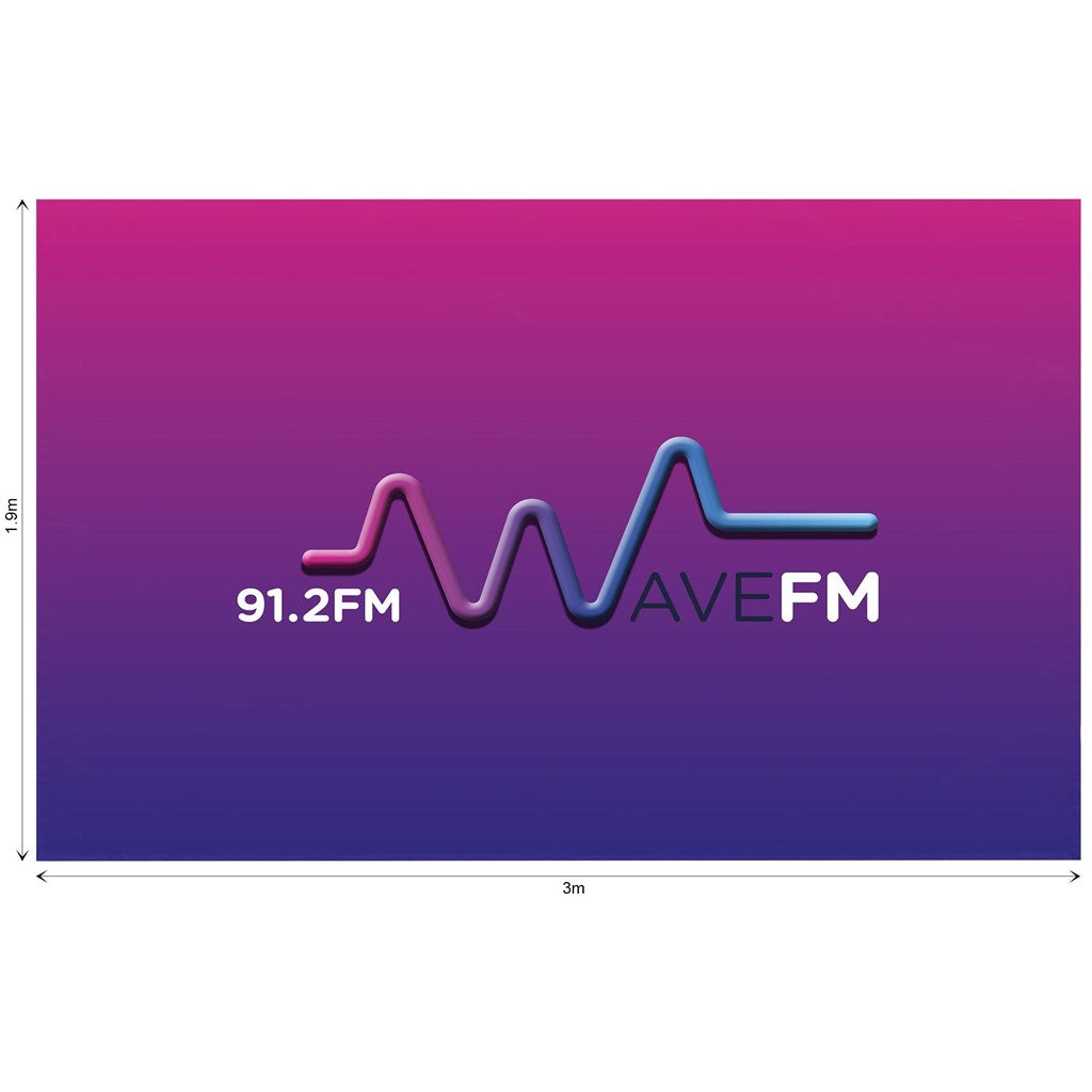 Ovation Sublimated Gazebo 6m X 3m - Short Side Full-Wall  (Excludes Hardware)