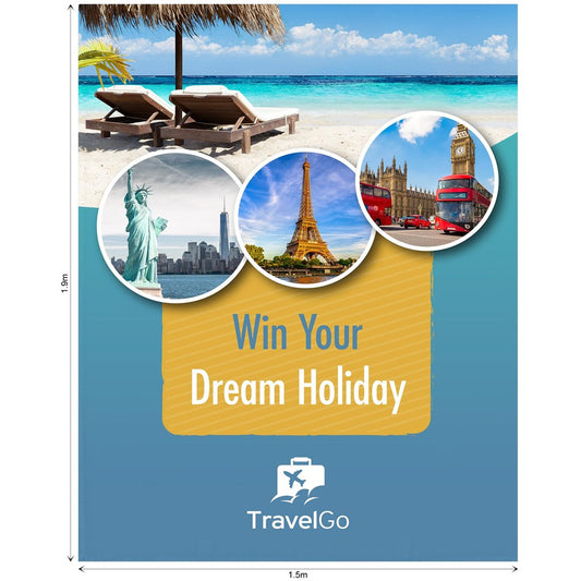 Ovation Sublimated Gazebo 1.5m X 1.5m - Full-Wall  (Excludes Hardware)