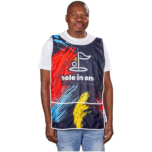 Sample Hoppla League Caddy Bib - White