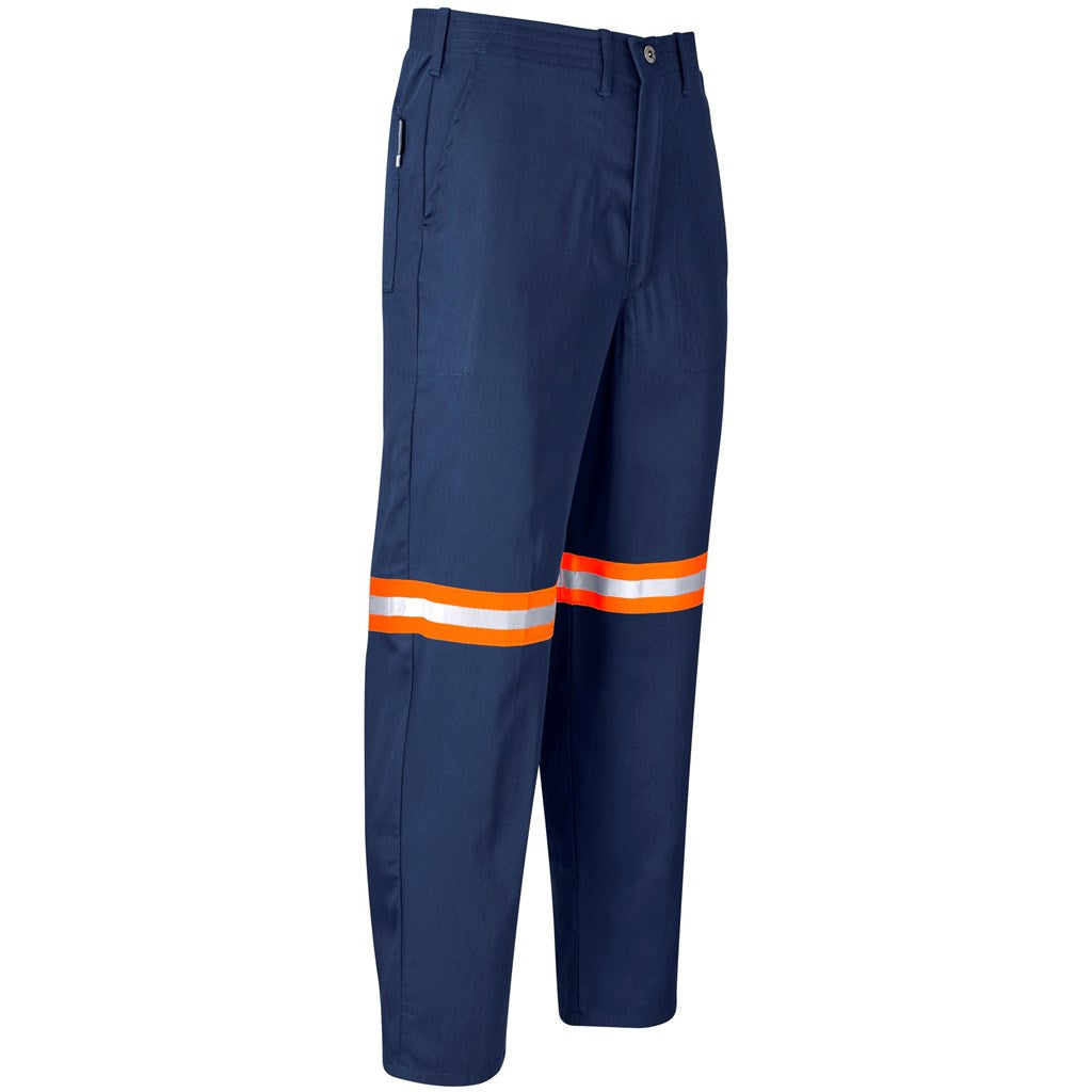 Trade Polycotton Pants - Reflective Legs - Orange Tape