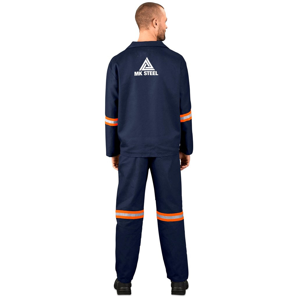 Technician 100% Cotton Conti Suit - Reflective Arms & Legs - Orange Tape