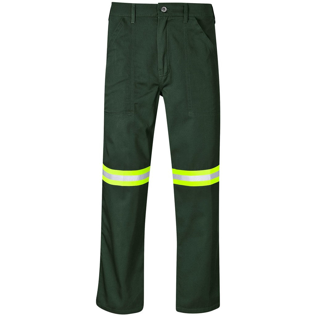 Site Premium Polycotton Pants - Reflective Legs - Yellow Tape