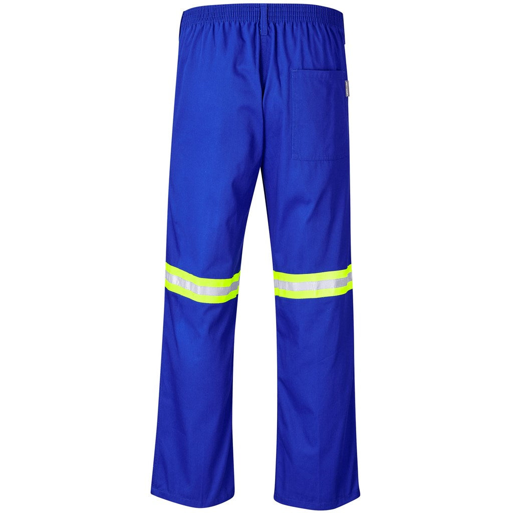 Site Premium Polycotton Pants - Reflective Legs - Yellow Tape