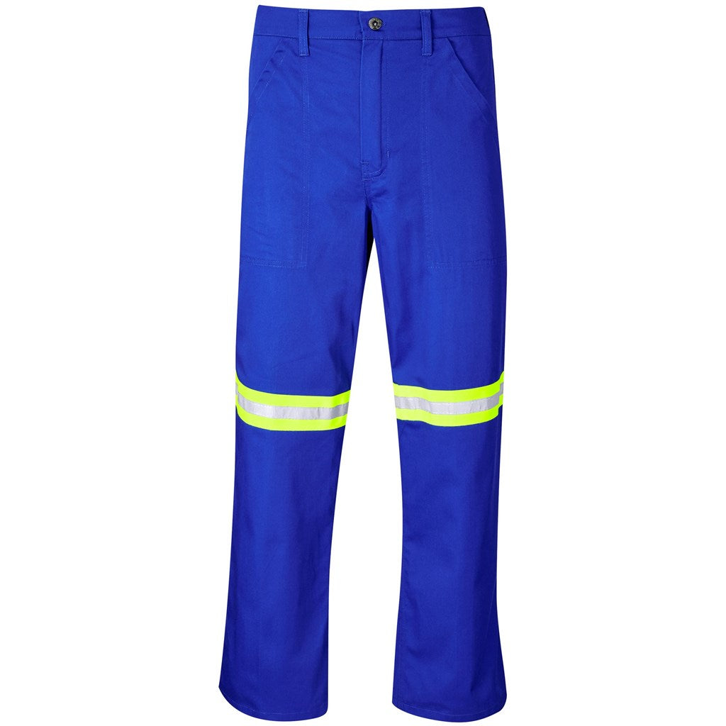 Site Premium Polycotton Pants - Reflective Legs - Yellow Tape