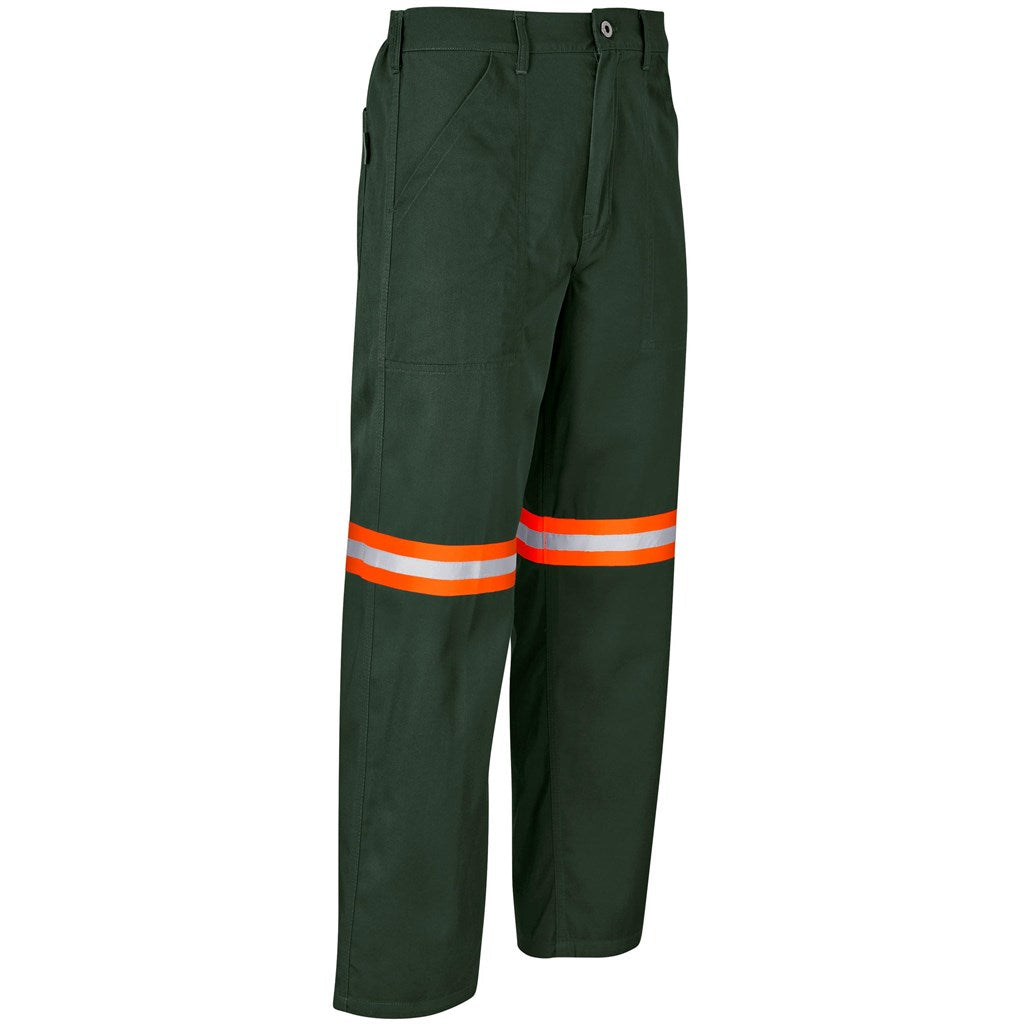 Site Premium Polycotton Pants - Reflective Legs - Orange Tape