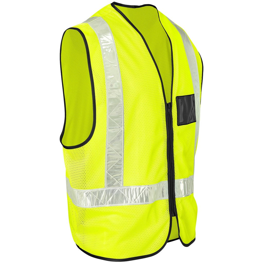 Airport Hi-Viz Reflective Full Zip Vest