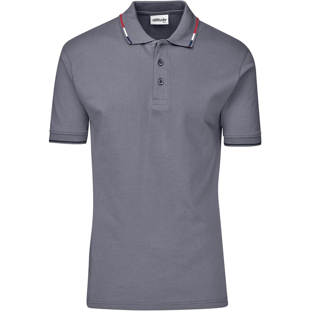 Mens Ash Golf Shirt - Grey