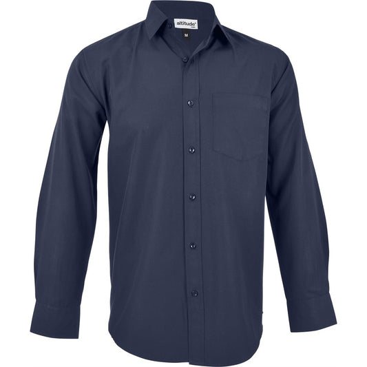 Mens Long Sleeve Catalyst Shirt - Navy